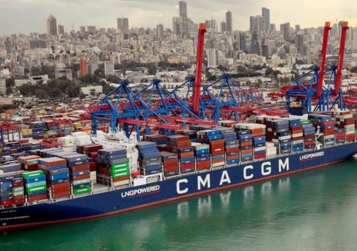 «CMA CGM» تخصص 100 مليون دولار لتوسعة محطة الحاويات في مرفأ بيروت