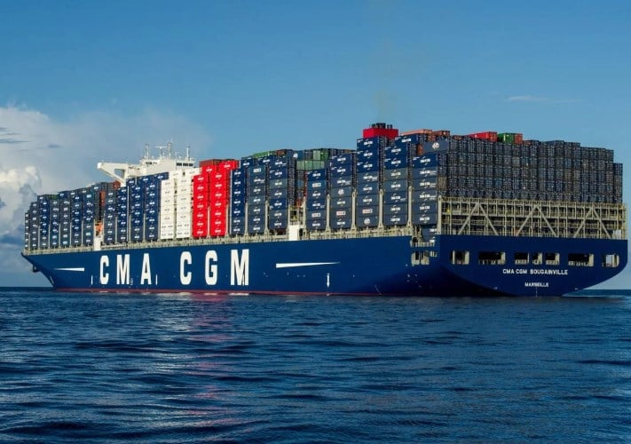 «CMA CGM» تخفض رسوم موسم الذروة على الحاويات المبردة من شمال أوروبا إلى الخليج