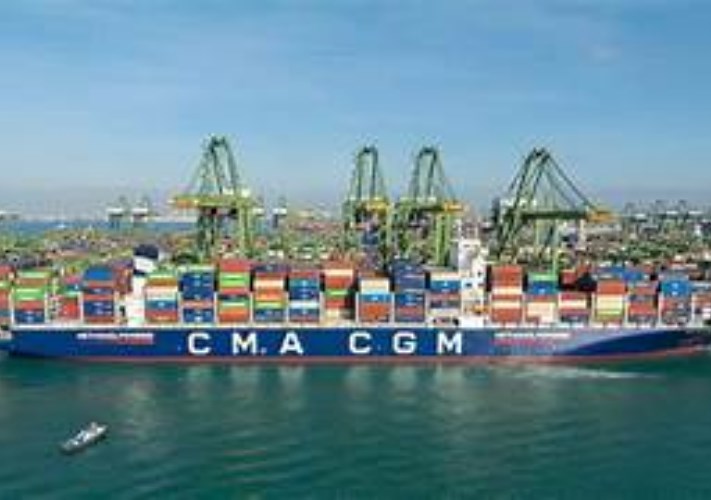 شركة CMA CGM تتسلم سفينة حاويات جديدة بسعة 13 ألف حاوية تعمل بالميثانول